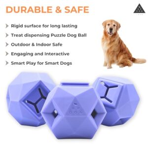 Treat Dispensing Balls for Medium Dogs and Cat Treat Dispenser Toy Interactive for Self-Play Improves Oral Hygiene, Mental Simulation, and Bordem Buster, Simple and Effective Food Toy (3.6 x 3.6 in)