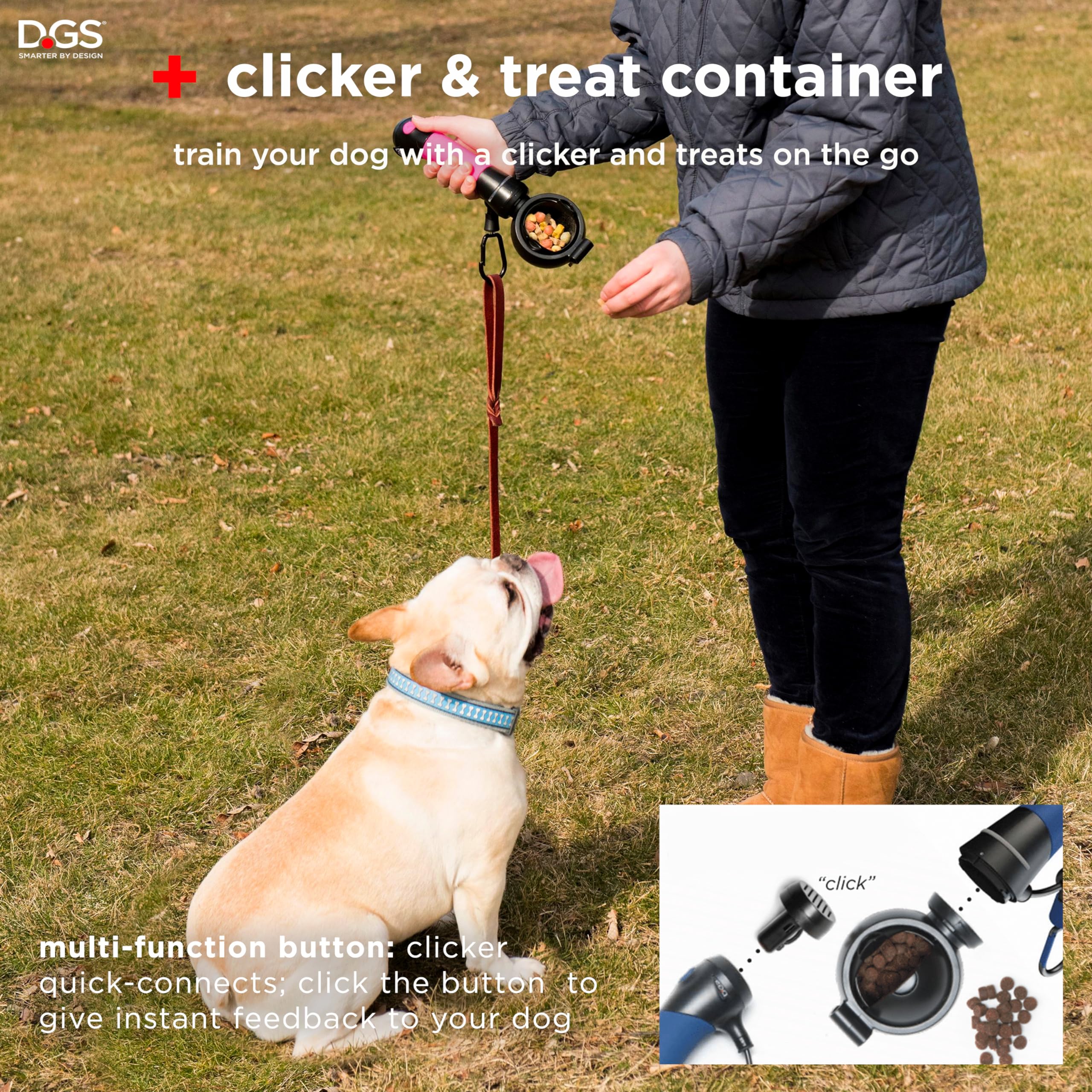 Dog Gone Smart I'm Gismo - Connectable Training Kit with Clicker & Treat Container