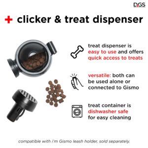 Dog Gone Smart I'm Gismo - Connectable Training Kit with Clicker & Treat Container