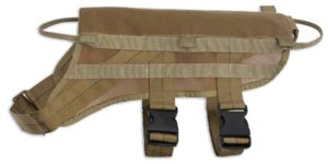 signature k-9 modular harness, coyote brown