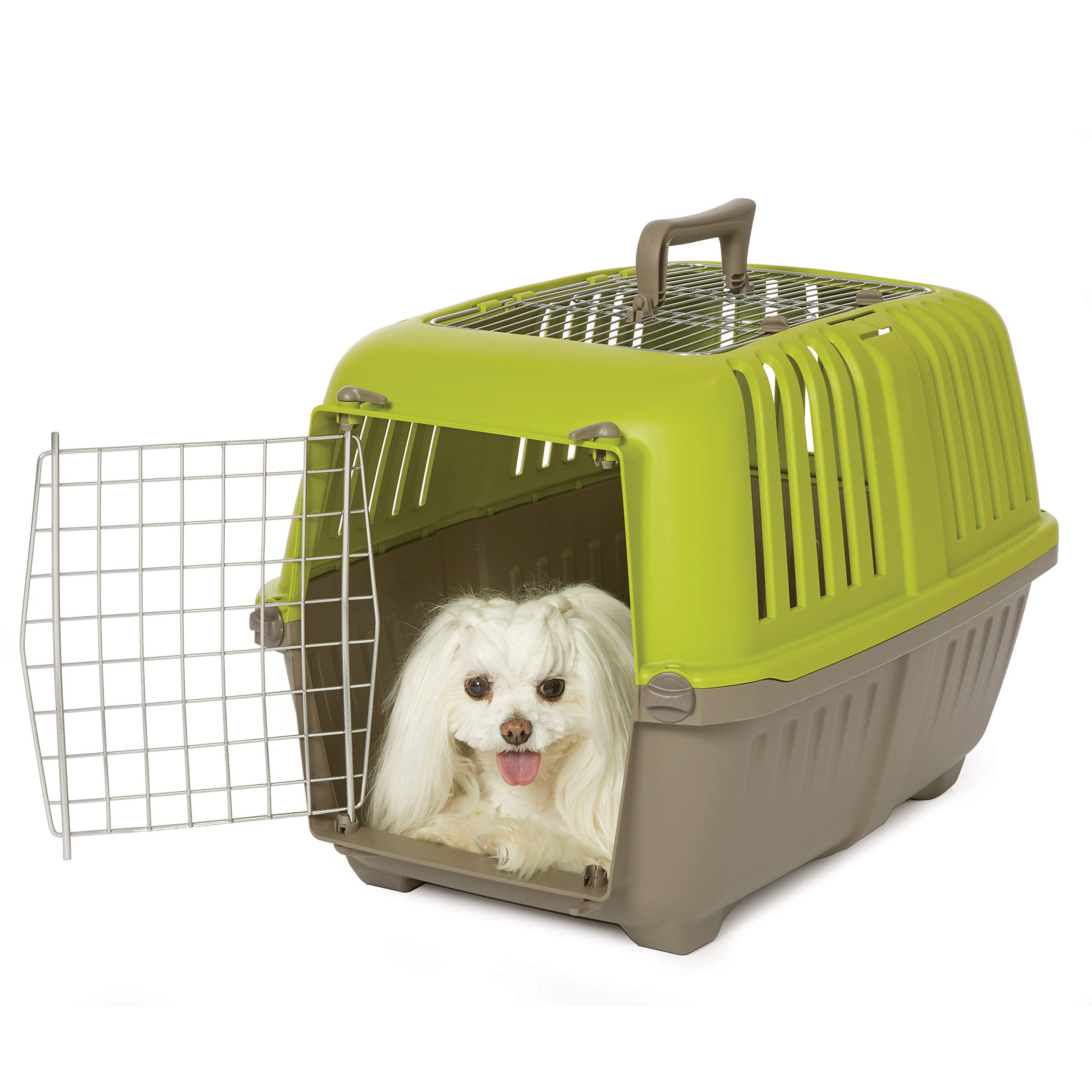 MidWest Homes for Pets Spree Travel Pet Carrier, Dog Carrier Features Easy Assembly and Not The Tedious Nut & Bolt Assembly of Competitors, Ideal for Small Dogs & Cats