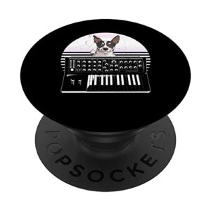 jack russell terrier dog modular synthesizer keyboard popsockets swappable popgrip