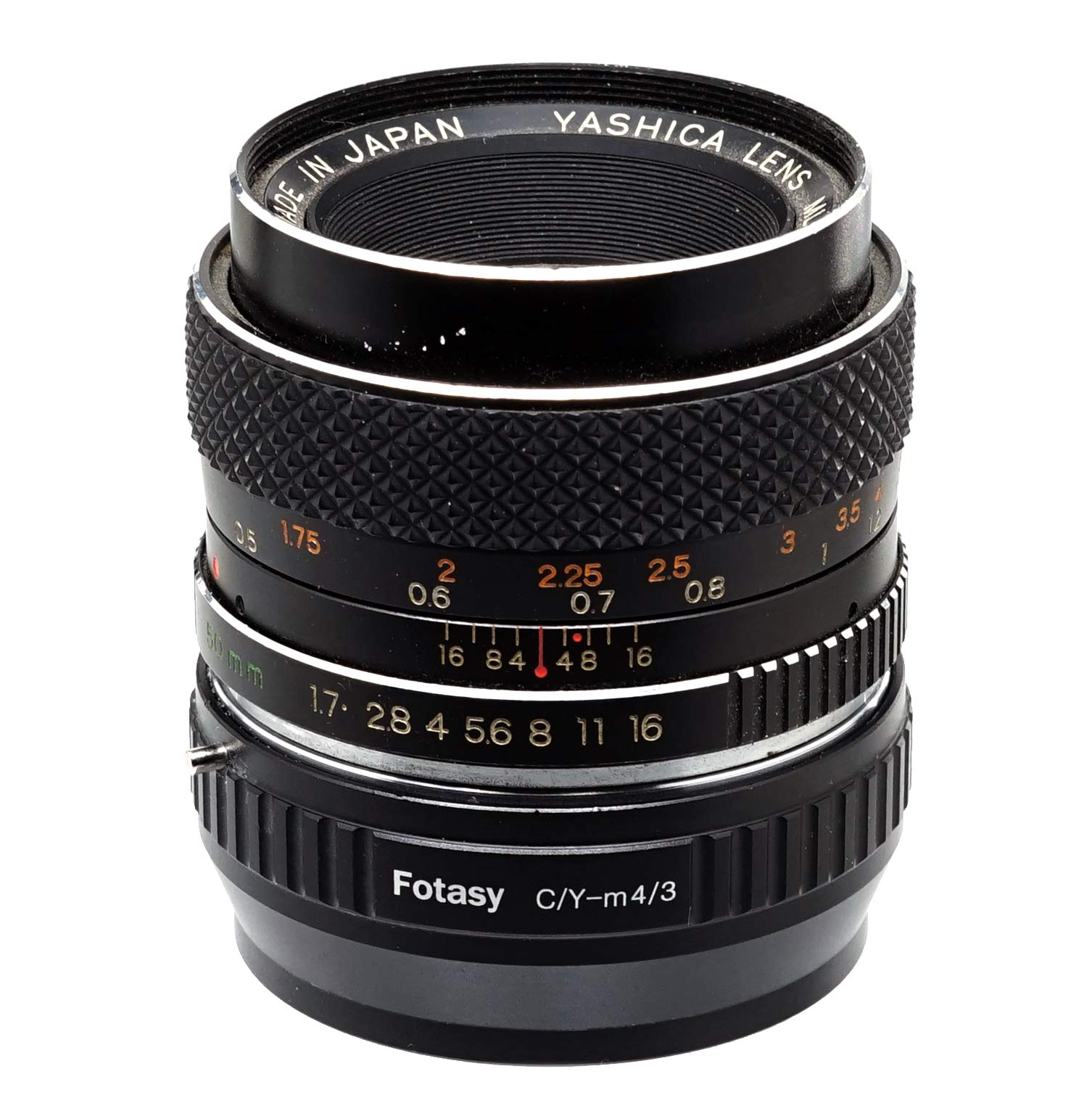 Fotasy Contax/Yashica CY Lens to M43 Adapter, CY to MFT Adapter, Compatible with Panasonic G9 GH5 II GM5 GX7 GX8 GX9 GX850 G90 G91 G95 G100 Olympus E-M1 E-M5 E-M10 I II III E-PM2 E-PM1 Pen-F E-M1X