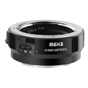 Meike MK-EFTE-B Auto-Focus Mount Adapter for Canon EF/EF-S Lenses to Sony E Mount Cameras A7SII A7 A6000 A6500 A7SIII A9, etc