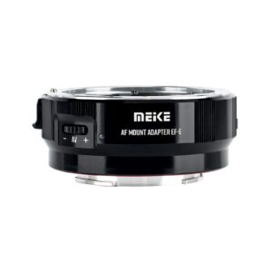 Meike MK-EFTE-B Auto-Focus Mount Adapter for Canon EF/EF-S Lenses to Sony E Mount Cameras A7SII A7 A6000 A6500 A7SIII A9, etc