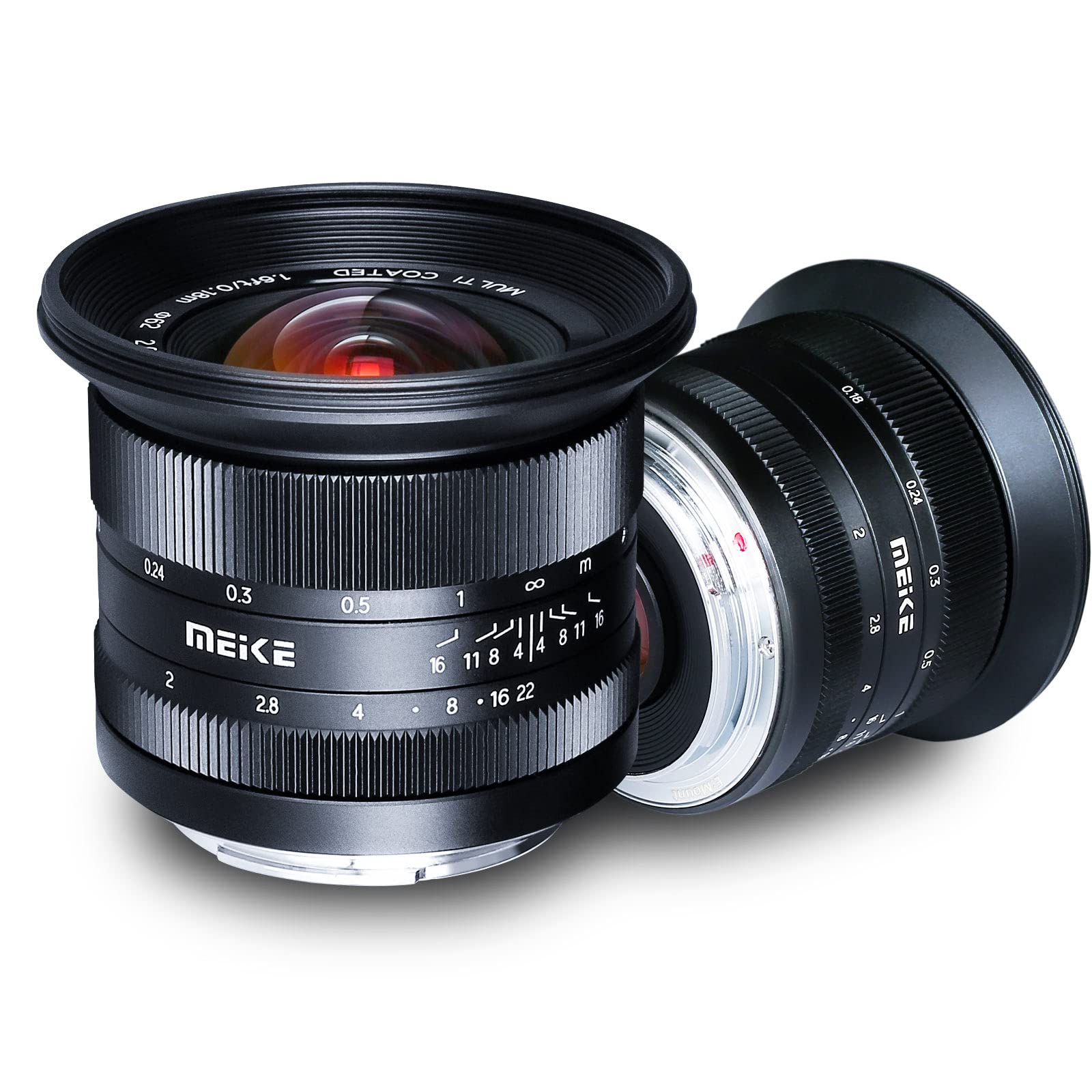 Meike 12mm f2.0 Ultra Wide Angle Manual Focus Lens Compatible with Fujifilm X Mount APS-C Mirrorless Cameras X-T1 X-T2 X-T3 X-T4 X-T5 X-T10 X-T20 X-T100 X-T200 XPro1