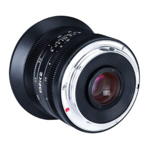 Meike 12mm f2.0 Ultra Wide Angle Manual Focus Lens Compatible with Fujifilm X Mount APS-C Mirrorless Cameras X-T1 X-T2 X-T3 X-T4 X-T5 X-T10 X-T20 X-T100 X-T200 XPro1