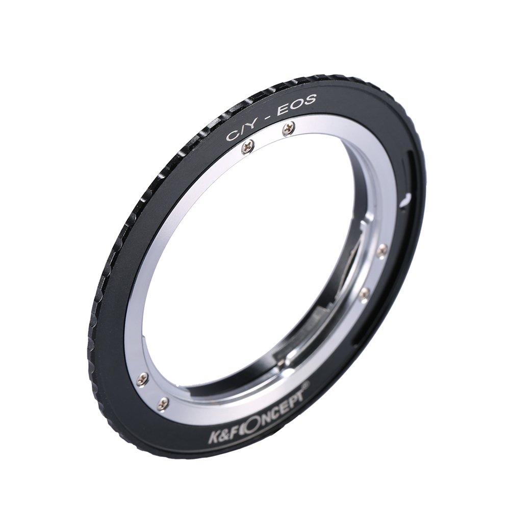 K&F Concept Lens Mount Adapter Contax Yashica C/Y Lens to EF Adapter, for 1D, 1DS, Mark II, III, IV, 5D, Mark II, 7D, 30D, 40D, 50D, 60D, 70D, Digital Rebel T2i, T3, T3i, T4i