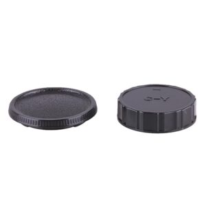 2 Pack NEWKS Rear Lens Cap for Contax/Yashica (also known as c/y Mount) lenses,fits Contax RTS,II,III,139,137,159,167,ST,Aria,AX,RX,Yashica FX-1,FX-2,FX-3,FX-3 Super,FX-3 Super 2000,FX-7 Super