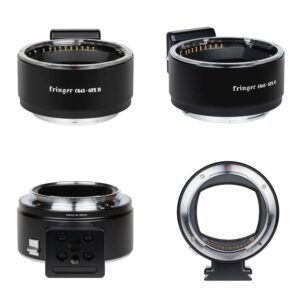 Fringer C645-GFX II Smart Adapter Auto Focus Camera Mount Adapter Ring Compatible with All Contax 645 Lenses to Fuji GFX100/100S/GFX50S/50R/50S II Cameras Adapters