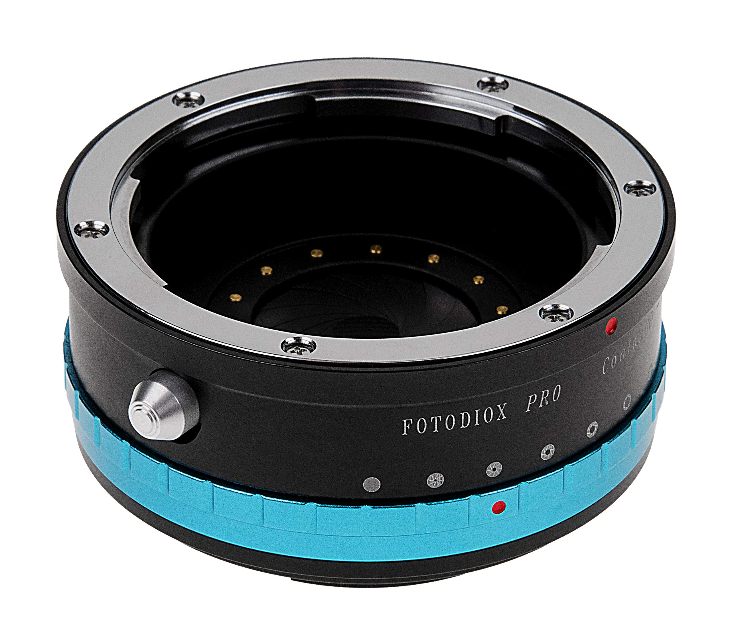 Fotodiox Pro IRIS Lens Mount Adapter Compatible with Contax N Lenses to Sony E-Mount Cameras