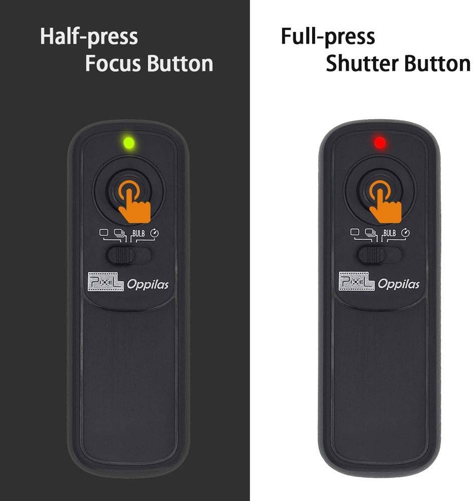 Pixel 2.4GHz Digital Wireless Remote Shutter Release oppilas E3 for Canon, Pentax, Samsung, Contax, Sigma and Hassleblad Cameras, Replaces Canon RS-60E3