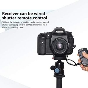 Pixel Oppilas 2.4GHz Digital Wireless Remote Shutter Release E3 for Canon, Fujifilm GFX50R, Samsung, Contax, Sigma and Hassleblad Cameras, Replaces Can RS-60E3