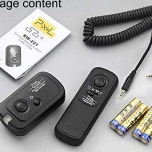 Pixel Oppilas 2.4GHz Digital Wireless Remote Shutter Release E3 for Canon, Fujifilm GFX50R, Samsung, Contax, Sigma and Hassleblad Cameras, Replaces Can RS-60E3