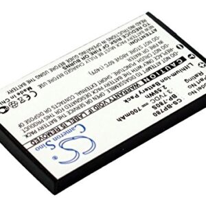 Replacement Battery for Kyocera CONTAX SL300RT, Finecam SL300R, Finecam SL400R fits BP-780S(700mAh Li-ion)