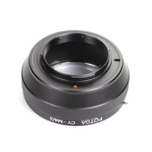 FocusFoto FOTGA Adapter Ring for Contax/Yashica C/Y CY Mount Lens to Olympus Pen and Panasonic Lumix Micro Four Thirds (MFT, M4/3) Mount Mirrorless Camera Body