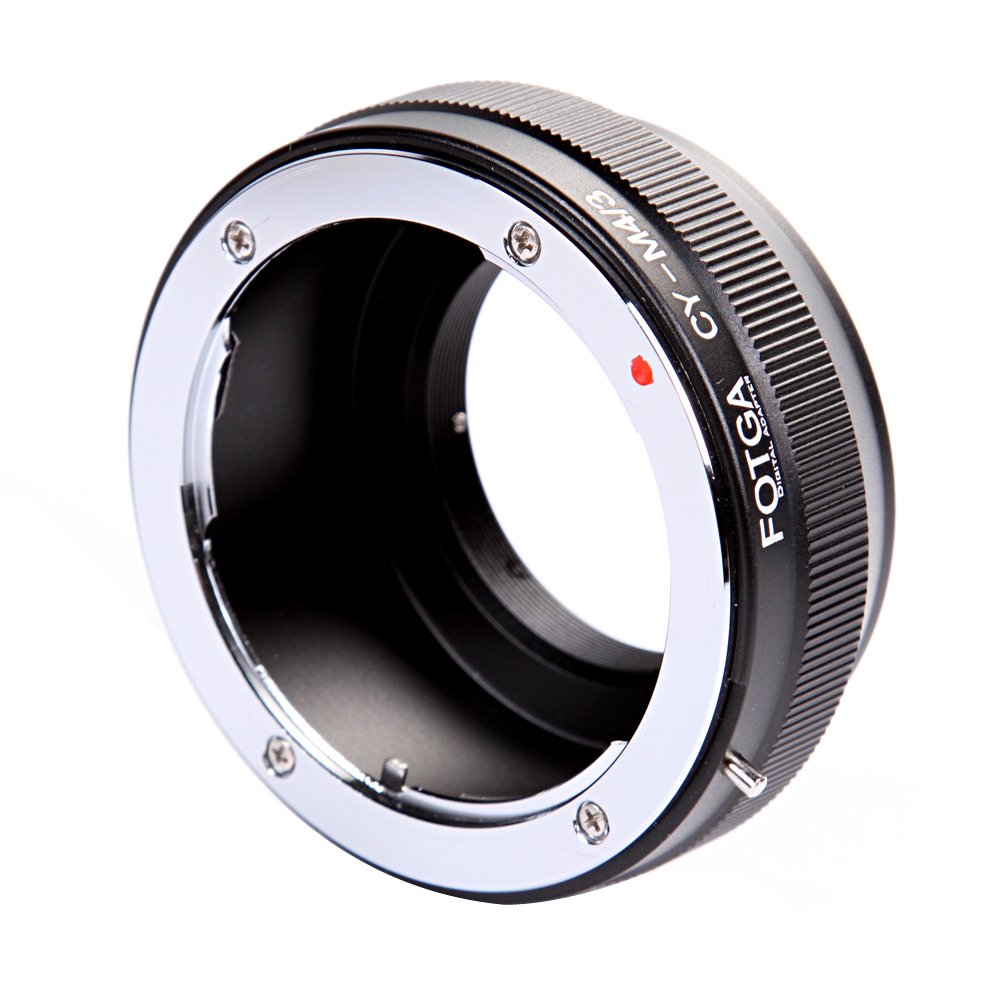 FocusFoto FOTGA Adapter Ring for Contax/Yashica C/Y CY Mount Lens to Olympus Pen and Panasonic Lumix Micro Four Thirds (MFT, M4/3) Mount Mirrorless Camera Body