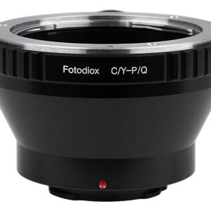 Fotodiox Lens Mount Adapter, Contax/Yashica (also known as c/y) Lens to Pentax Q-Series Camera, fits Pentax Q Mirrorless Cameras