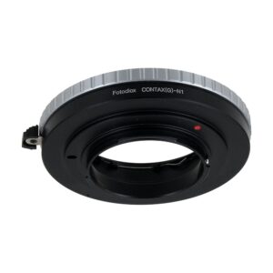 Fotodiox Lens Mount Adapter, Contax G Lens to Nikon 1-Series Camera Adapter with Focus Dial, fit Nikon 1 Mirrorless Cameras (Such as S2, J4, V3, AW1)