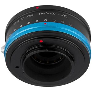 Fotodiox Pro IRIS Lens Mount Adapter Compatible with Contax N Lenses to Micro Four Thirds Cameras