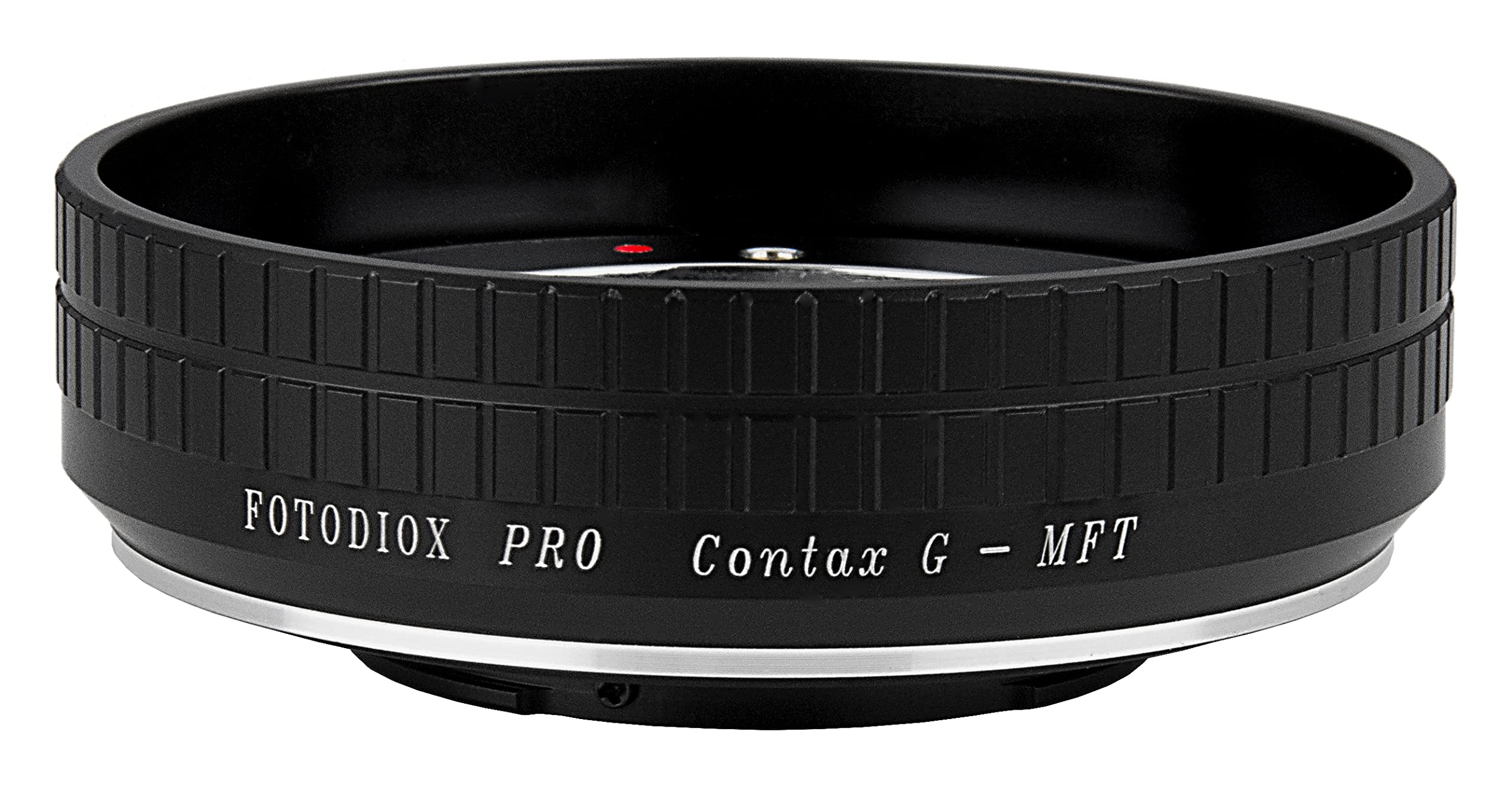 Fotodiox Pro Lens Mount Adapter, Contax G Lens to Micro Four Thirds (M4/3, MFT) Camera Body with Focus Control, for Olympus Pen E-P1 & Panasonic Lumix DMC-G1, DMC-GH1, DMC-GF1