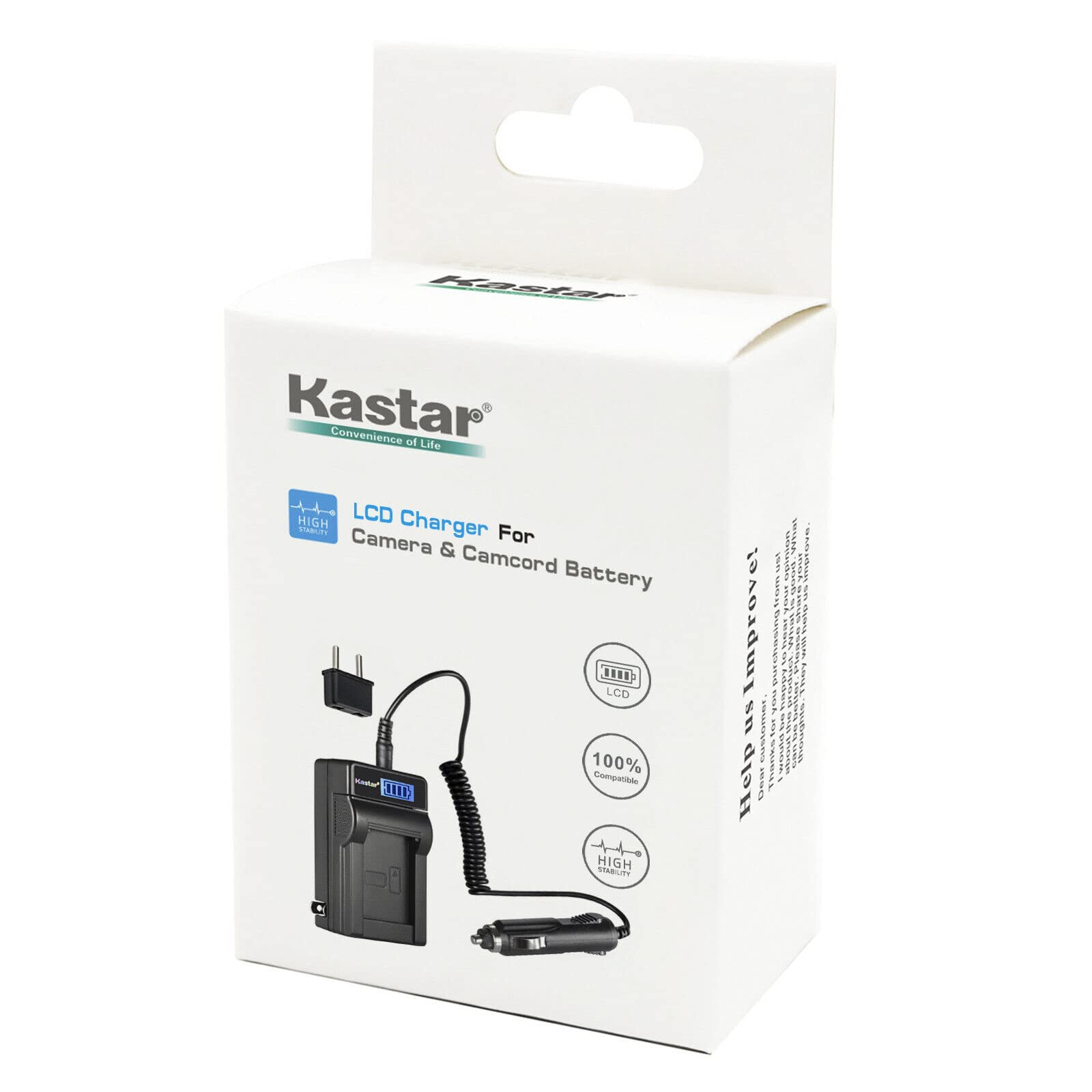 Kastar 3-Pack FNP-120 Battery and LCD AC Charger Compatible with FUJIFILM NP-120, NP-120B, FNP120, TOSHIBA NP-120, PX1657, PENTAX D-LI7, RICOH DB-43, CONTAX BP-1500S, KYOCER BP-1500S Battery