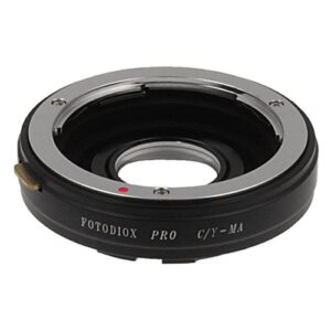 fotodiox pro lens mount adapter, contax yashica (c/y) mount lens to sony a-mount dslrs cameras, cy-sony(a) pro