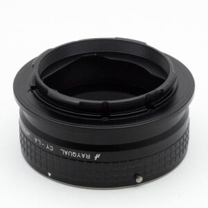 Rayqual Lens Mount Adapter for Contax/Yashica Lenses to Leica L-Mount Camera Made in Japan CY-LA