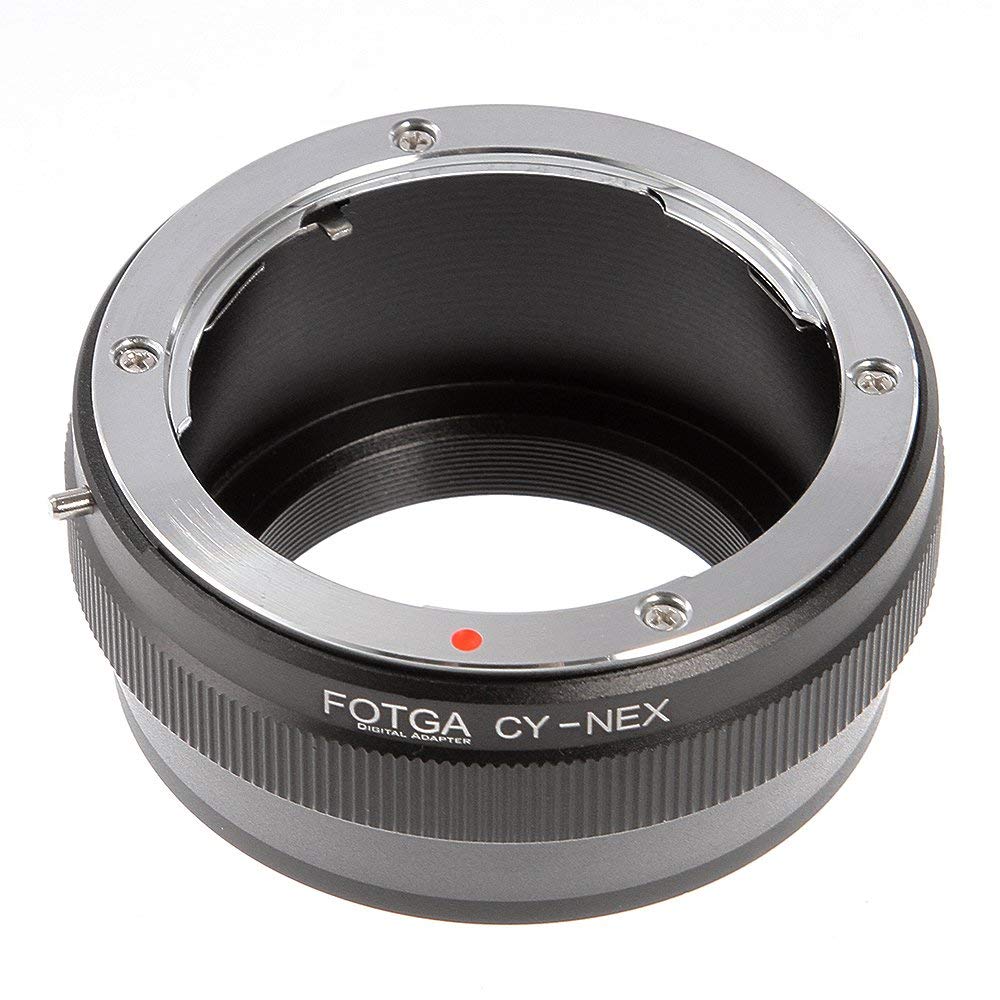 Runshuangyu Fotga Lens Mount Adapter for Contax Yashica C/Y Lens to Sony E-Mount Camera NEX3 C3 NEX-5 5R 5N 5C NEX6 NEX7 NEX-VG10 a7 a7S a7R a7II a7SII a7RII A7RIII A7SIII A9 a6500 a6300 a6000 a5100