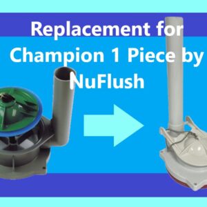 One-piece American Standard Champion Flush Valve Upgrade by Nuflush