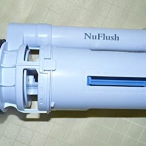 American Standard Dual Flush Valve Replacement for 2 inch One Piece Toilet 10 inches Tall by NuFlush