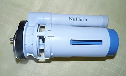 American Standard Dual Flush Valve Replacement for 2 inch One Piece Toilet 10 inches Tall by NuFlush