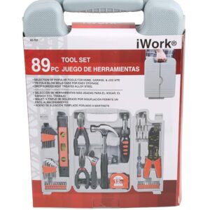 Olympia Tools iWork DIY Homeowner's Tool Set, 80-781, 89 Pieces