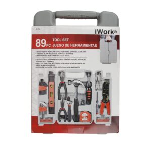 Olympia Tools iWork DIY Homeowner's Tool Set, 80-781, 89 Pieces