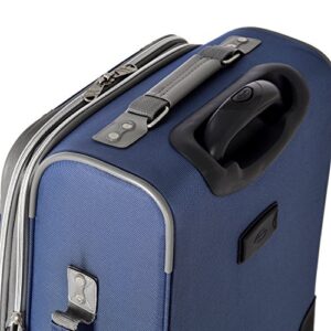 Olympia U.S.A. Tuscany 21" Expandable Carry-on Spinner, Blue