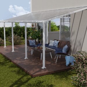 Palram - Canopia Olympia 10' x 24' Patio Cover - White/White