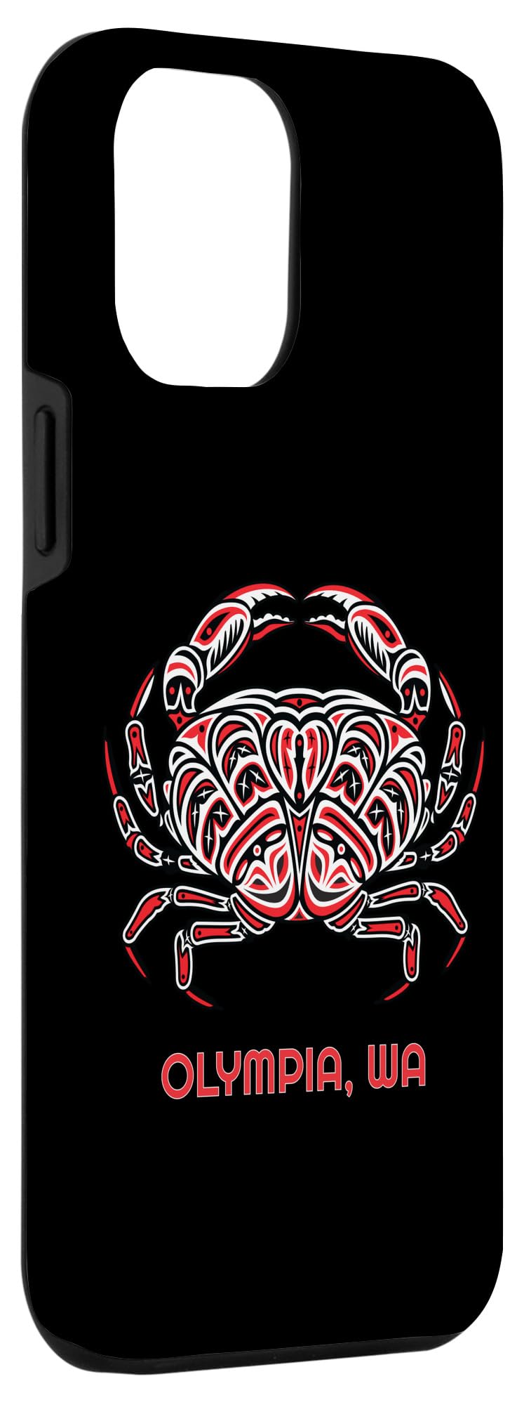 iPhone 15 Pro Max Olympia Washington Dungeness Crab Native American Indian Case