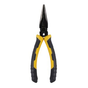 olympia tools long nose pliers, 10-665, 5 inches, black