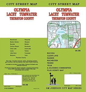 olympia / lacey / tumwater / thurston co., washington street map