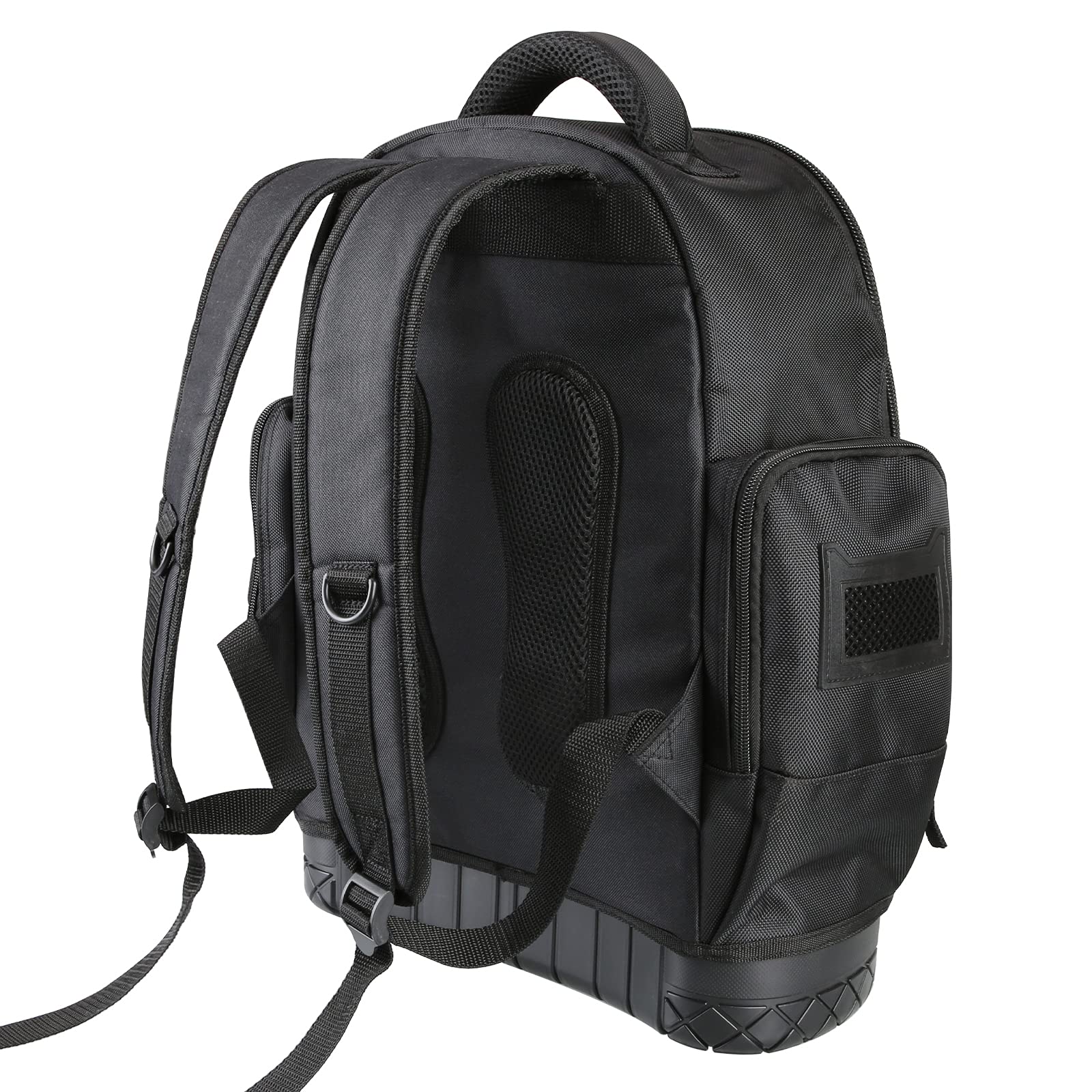 Olympia Tools Tool Backpack, Moulded Waterproof Base, Padded Shoulder Straps, Breathable Padded Back for Comfort