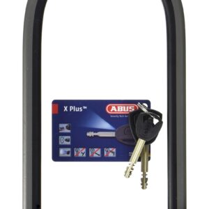 ABUS U-lock Granit XPlus 540, Bike Lock with XPlus Cylinder, High Protection Against Theft, ABUS Security Level 15, Black/Grey