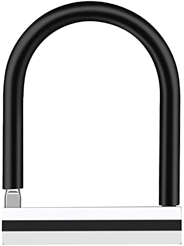 Bicycle Lock U-Shaped Lock Anti-Theft Lock Crescent Lock Core, Anti-Hydraulic Shear, Suitable for Motorcycle/Bike