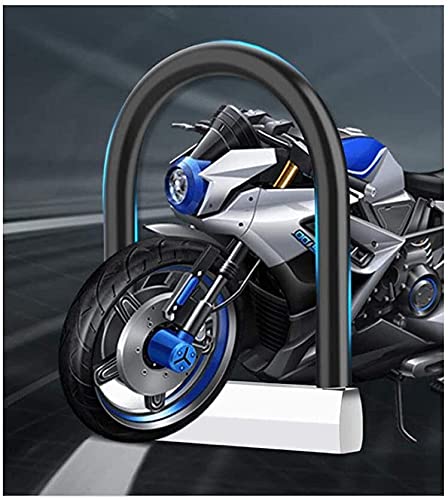 Bicycle Lock U-Shaped Lock Anti-Theft Lock Crescent Lock Core, Anti-Hydraulic Shear, Suitable for Motorcycle/Bike