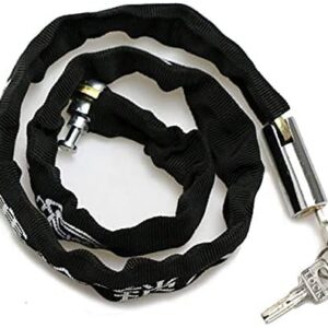 Bicycle Chain Lock, Portable Bicycle Anti-Theft Lock, Mountain Bike Lock, Electric Bike Lock, Motorcycle Lock, 90Cm