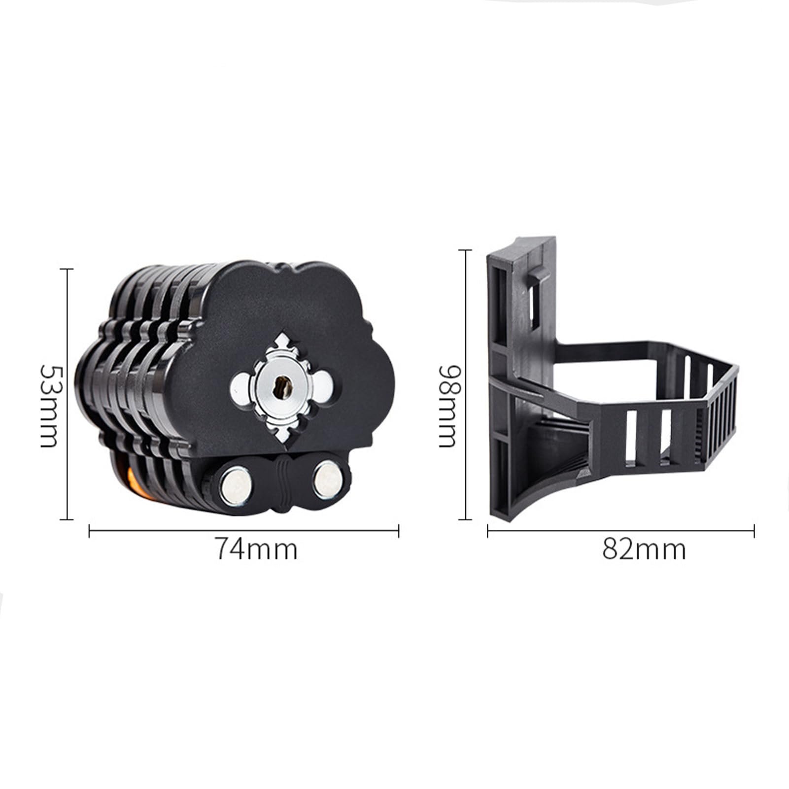 Bicycle Lock, with keyBicycle Folding Lock High Security Can Include Stand, Made of Hardened Steel Length 78 cm Suitable for Most Bicycles and e-Scooter Locks