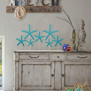 SAILINGSTORY Starfish Decor Coastal Beach Decorations for Home Beach Bathroom Decor Nautical Ocean Decor Large