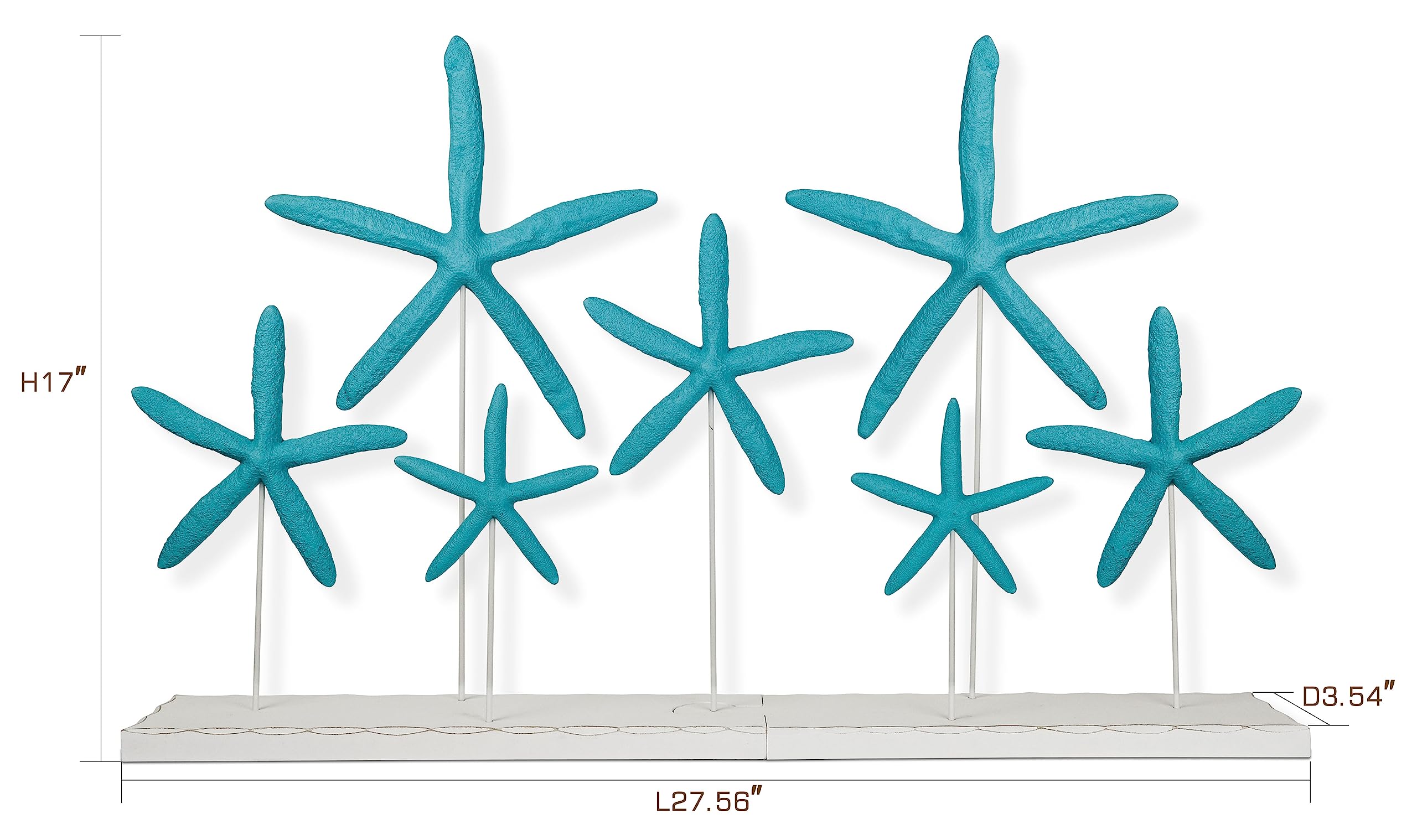 SAILINGSTORY Starfish Decor Coastal Beach Decorations for Home Beach Bathroom Decor Nautical Ocean Decor Large