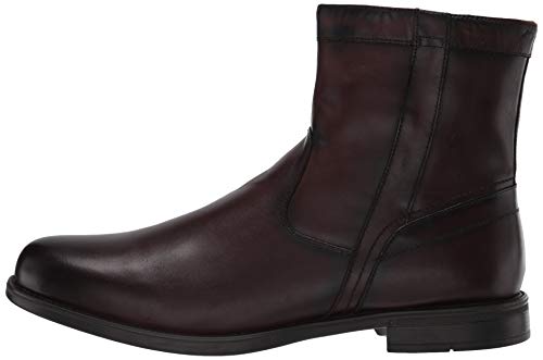 Florsheim mens Medfield Plain Toe Zip Fashion Boot, Brown, 10.5 Wide US