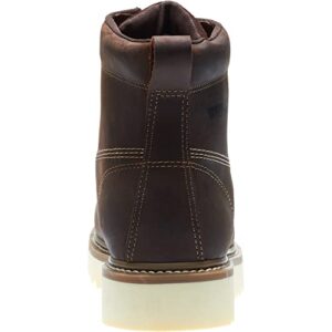 Wolverine Men's Loader 6" Soft Toe Wedge Work Boot, Brown, 9 EW US