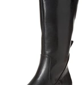 Amazon Essentials Women's Riding Boot, Black, 9